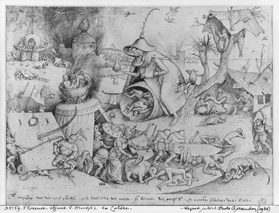 Anger (facsimile) by Pieter Bruegel the Elder
